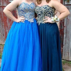 Navy blue Prom dress